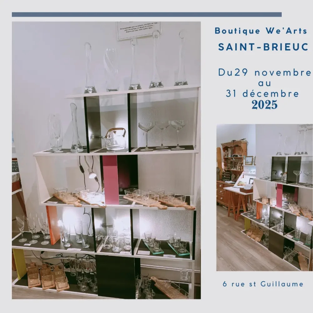 Boutique éphémère à Saint-Brieuc ouverte jusqu'au 31 décembre 2025