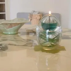 Huile de paraffine verte pour lampe à huile- sans fumée et sans odeur-Algan de Lux