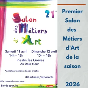 Algan de Lux est présente au salon des métiers d'art à Plestin les Grèves 2026