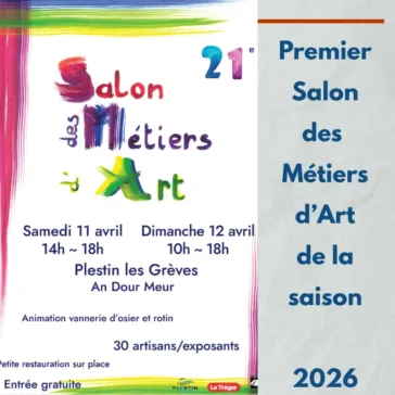 Algan de Lux est présente au salon des métiers d'art à Plestin les Grèves 2026
