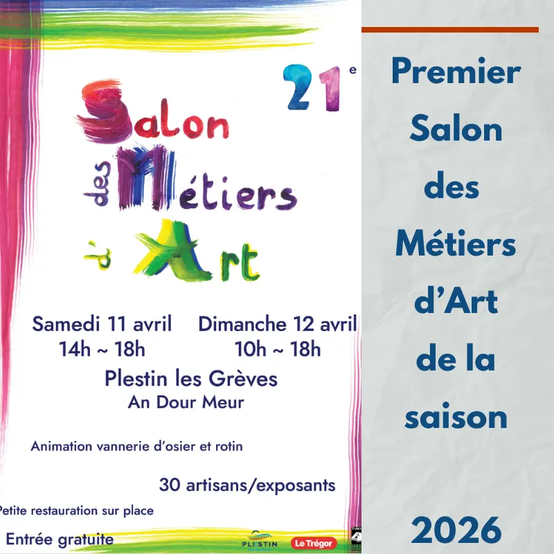 Algan de Lux est présente au salon des métiers d'art à Plestin les Grèves 2026
