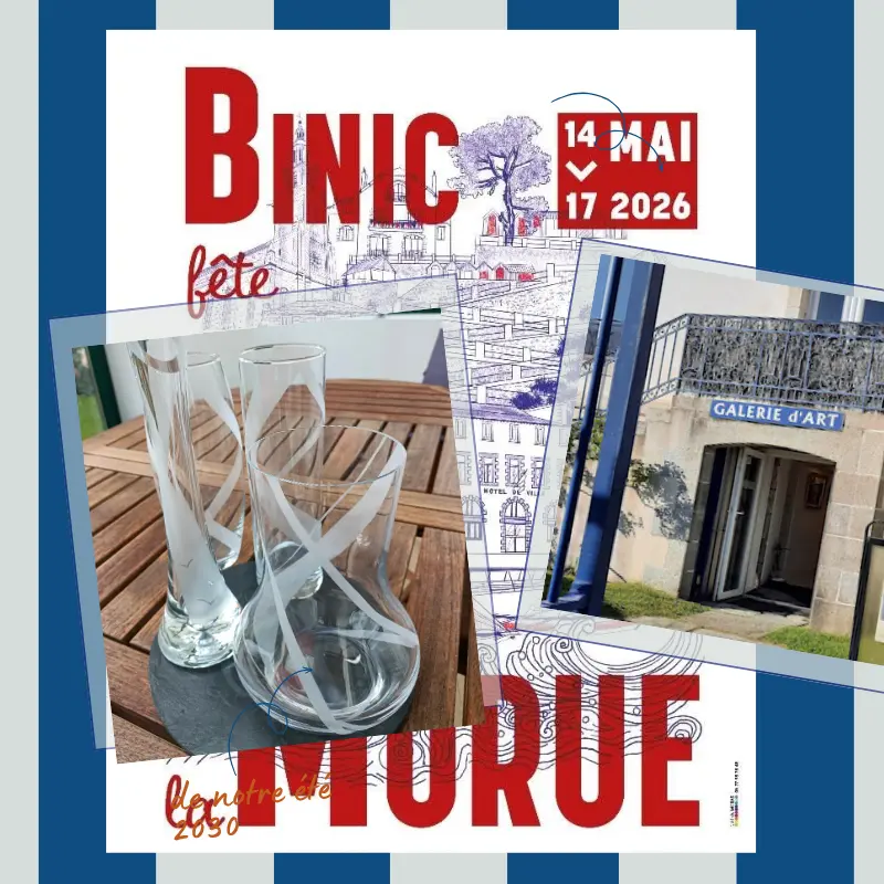 Binic fête la morue 2026 - Algan de Lux et galerie Athéna