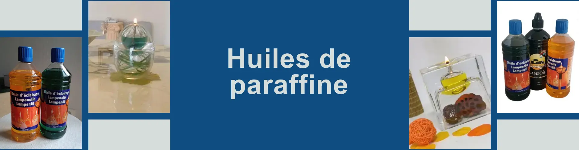 Huiles de paraffine pour lampes à huile ou torche de jardin - Algan de Lux