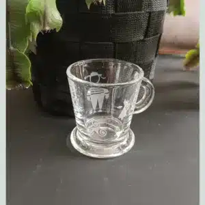 Tasse à café expresso Breton 8 cL - Gravure par sablage à Saint-Brieuc
