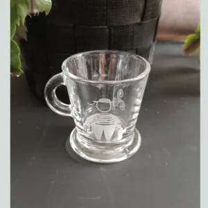 Tasse expresso Breton 8 cL - Gravure par sablage en Bretagne