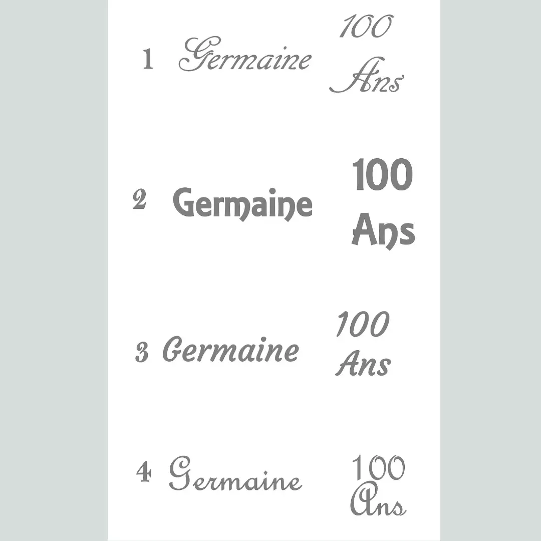 Prix gravure sur verre-Choix de police d-écriture